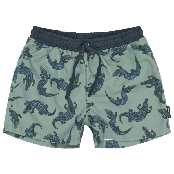 Mikk-Line – Kid’s Swim Shorts AOP – Boardshort maat , turkoois Turquoise