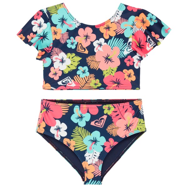 Roxy – Kid’s Morning Flower Crop Top Set – Bikini maat , meerkleurig Multicolor