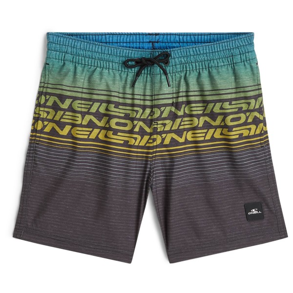 O’Neill – Kid’s Logo Stripe Swimshorts – Zwembroek maat , Grijs
