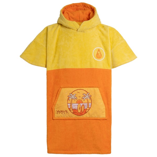 Wave Hawaii – Kid’s Poncho Beach – Surfponcho maat XS, Oranje