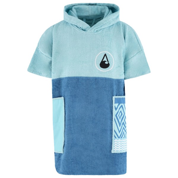 Wave Hawaii – Kid’s Poncho Maxi Cv – Surfponcho maat XS, Blauw
