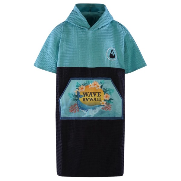 Wave Hawaii – Kid’s Travel Poncho Pahoa – Surfponcho maat XS, turkoois Turquoise