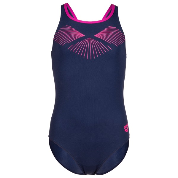 Arena Girl’s Bay Swimsuit Swim Pro Back Badpak Blauw