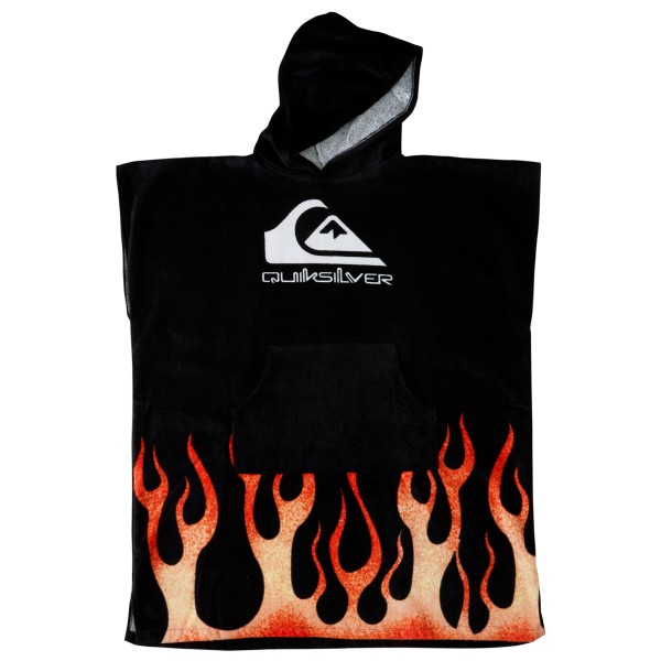 Surf Poncho Quiksilver Youth's Hoody Towel Kinder (Gr One Size |schwarz)
