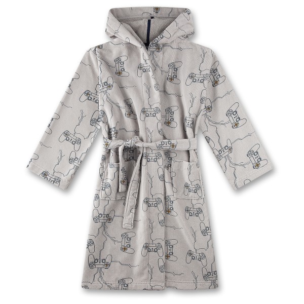 Sanetta Boy’s Bathrobe Badjas Grijs