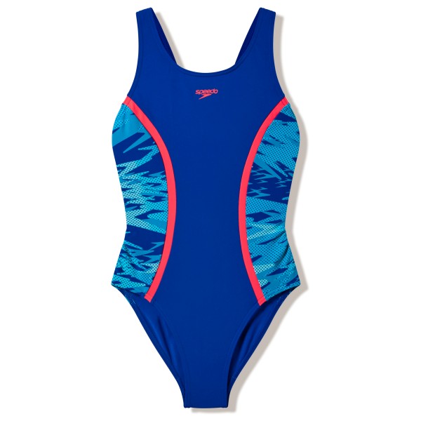 Speedo Kid’s Hyperboom Splice Muscleback Swimsuit Badpak Blauw