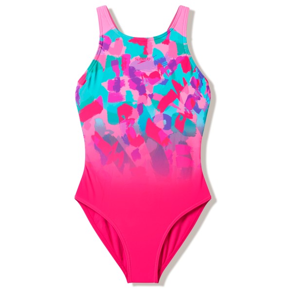 Speedo Kid’s Print Pulseback Swimsuit Badpak Roze