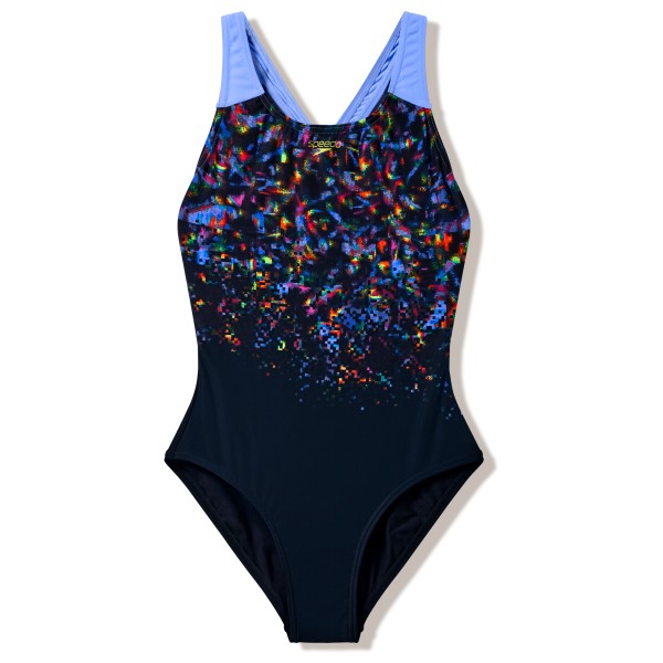 Speedo Kid’s Print Splashback Swimsuit Badpak Blauw