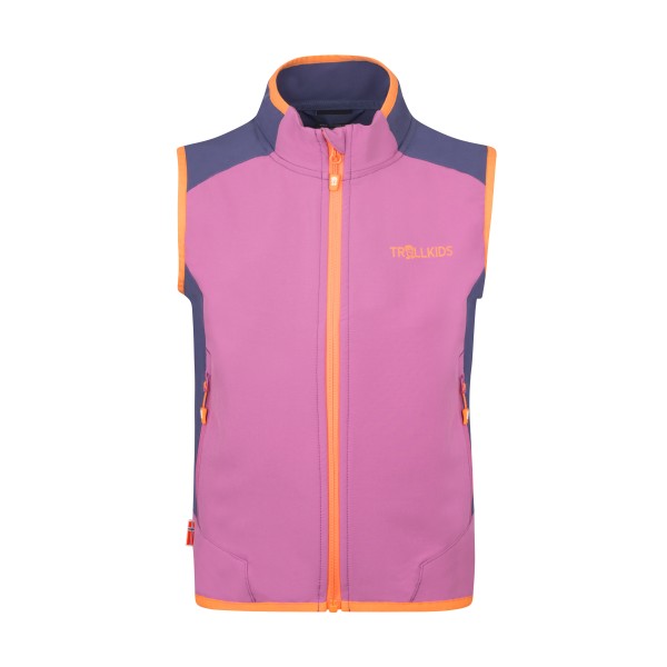 Trollkids Balestrand Vest Windweste Kids (Gr 164 |rosa)