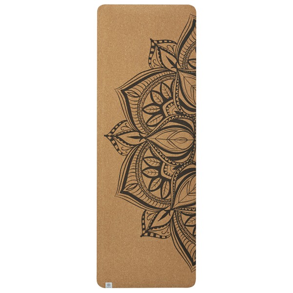 Image of GAIAM - Printed Cork Mandala Yoga Mat Performance - Yogamatte Gr 61 x 173 x 0,5 cm beige