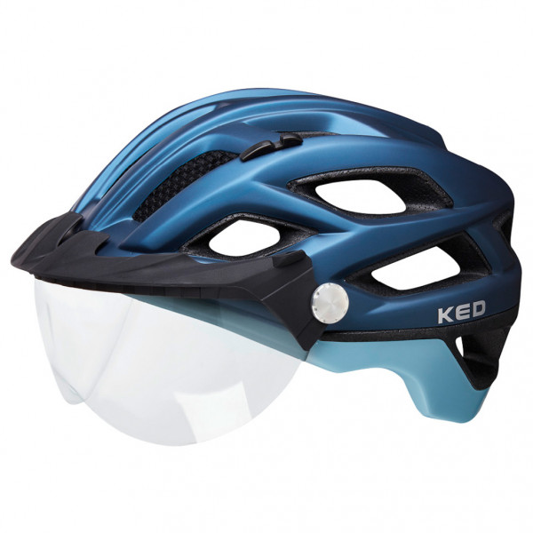 Image of KED - Covis Lite - Velohelm Gr M - 52-58 cm schwarz/blau/grau bei Bergfreunde.ch - der Outdoor Shop