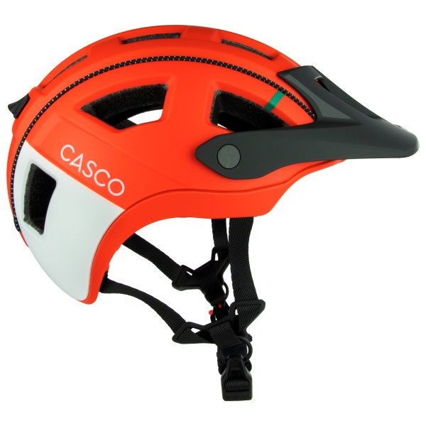 CASCO Cosmo Explorer Radhelm (Größe 52-56 cm - S |orange/weiß)