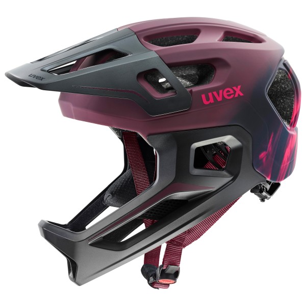 Uvex - Kid's React Jr. Fullface - Radhelm Gr 52-56 cm grau