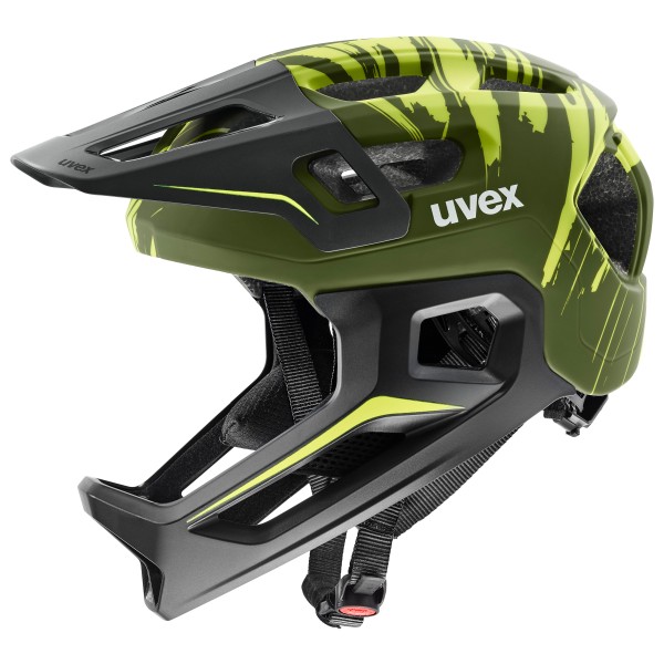 Uvex React Jr. Fullface Radhelm Kids (Gr 52-56 cm |bunt)