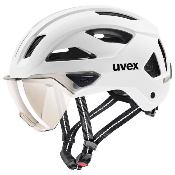 Uvex Stride Visor Cat. 1 Radhelm (Gr 56-59 cm |weiß/grau)