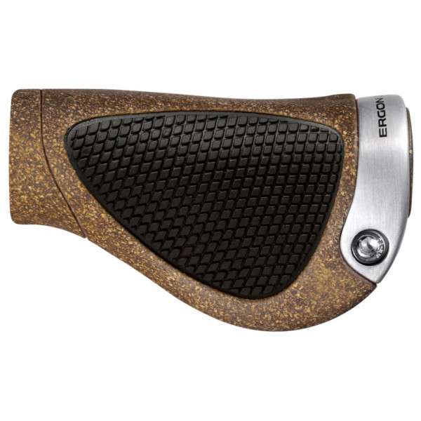 Image of Ergon - GP1 BioKork Gripshift - Velogriffe Gr S schwarz