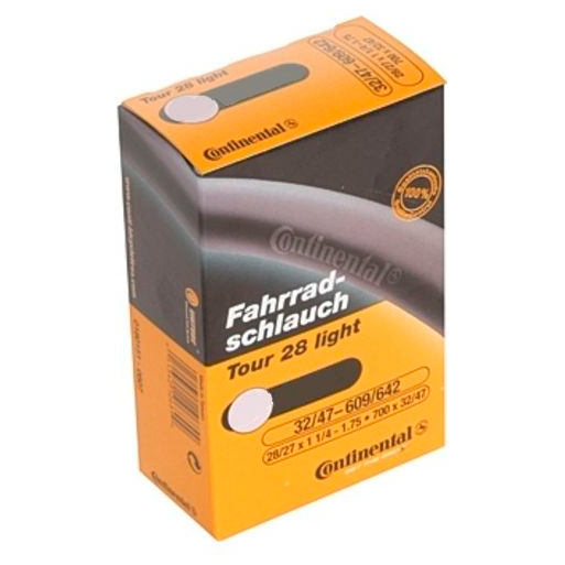 Image of Continental - Tour Tube Light 28' RE(32-622 - 47-622/42-635) - Veloschlauch Gr 28'' x 1,5''-1,75'' - 32-622 - 47-622/42-635 schwarz bei Bergfreunde.ch - der Outdoor Shop