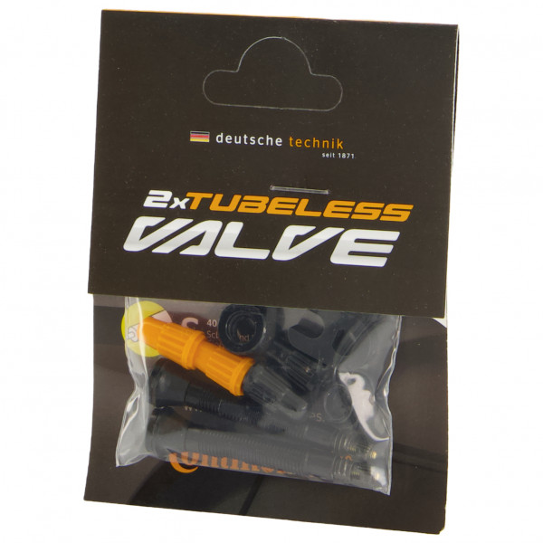 Image of Continental - Tubeless Valve Set of 2 Pieces - Pneus Gr One Size schwarz bei Bergfreunde.ch - der Outdoor Shop