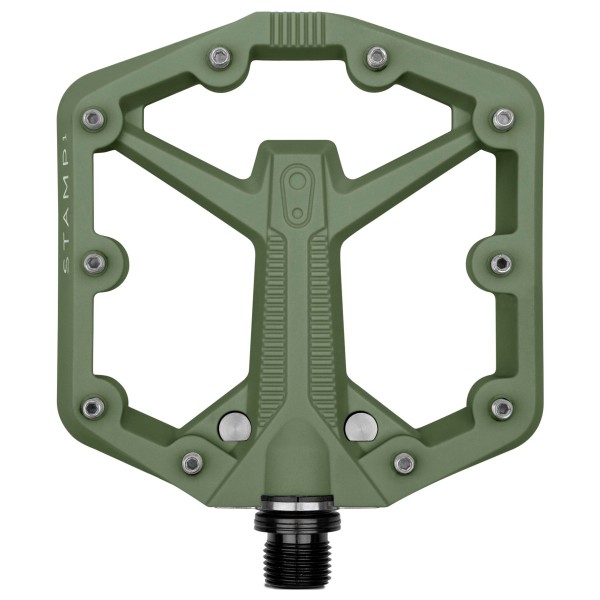 Crankbrothers Stamp 1 Gen 2 Plattform-Pedal Plattformpedale (Größe Large |oliv)