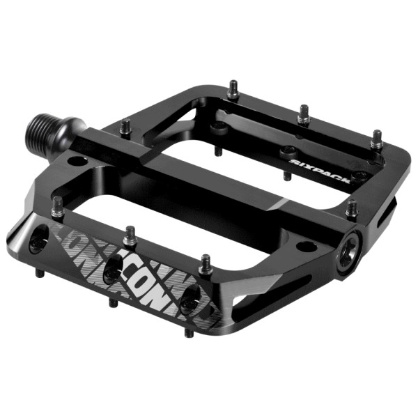 Sixpack Racing - Icon 2.0 Revival Pedal - Plattformpedale grau/schwarz