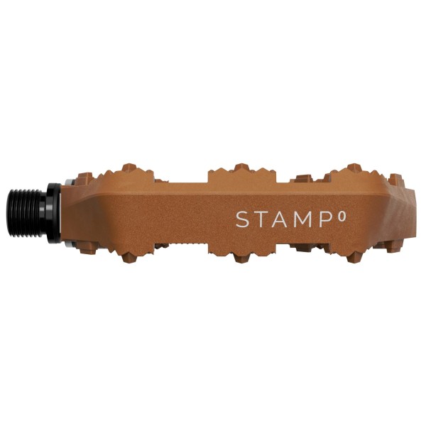 Crankbrothers - Stamp 0 Plattform-Pedal - Plattformpedale Gr S braun