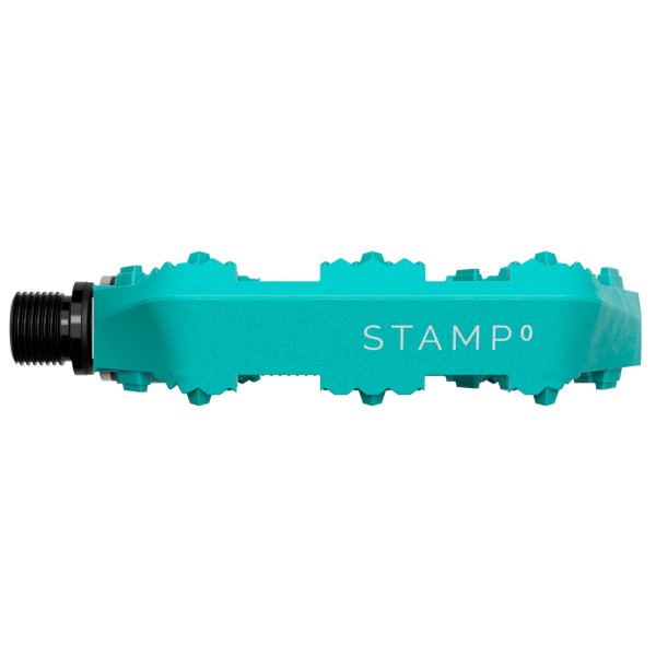 Crankbrothers - Stamp 0 Plattform-Pedal - Plattformpedale Gr L türkis