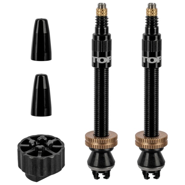Topeak TurboFlow Valve Kit 45 mm Reifen- & Schlauchzubehör (Gr 45 mm)