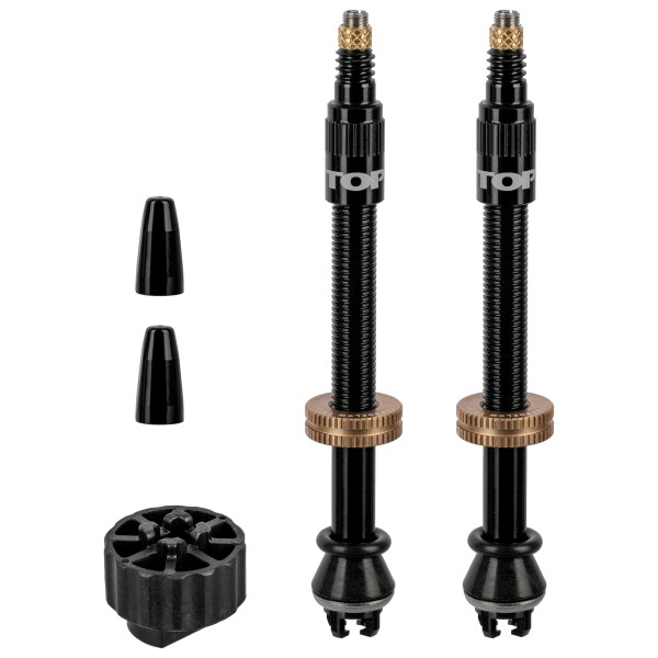 Topeak TurboFlow Valve Kit 60 mm Reifen- & Schlauchzubehör (Gr 60 mm)