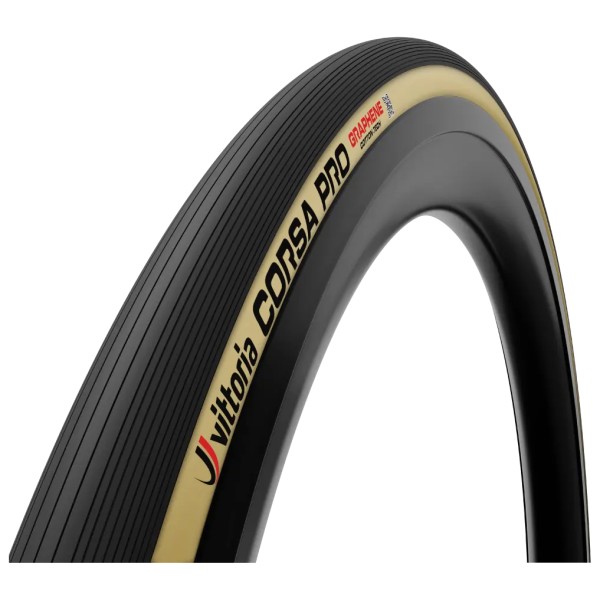 Vittoria Corsa Pro TLR G20 28 (26-622) Foldable Fahrradreifen (Gr 28'' x 1,00'' - 26-622 |tan /schwarz)