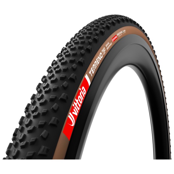Vittoria Terreno T60 Mixed Gravel End. 28''(40-622) Fold. Fahrradreifen (Größe 28'' x 1,50'' - 40-622 |braun/schwarz)