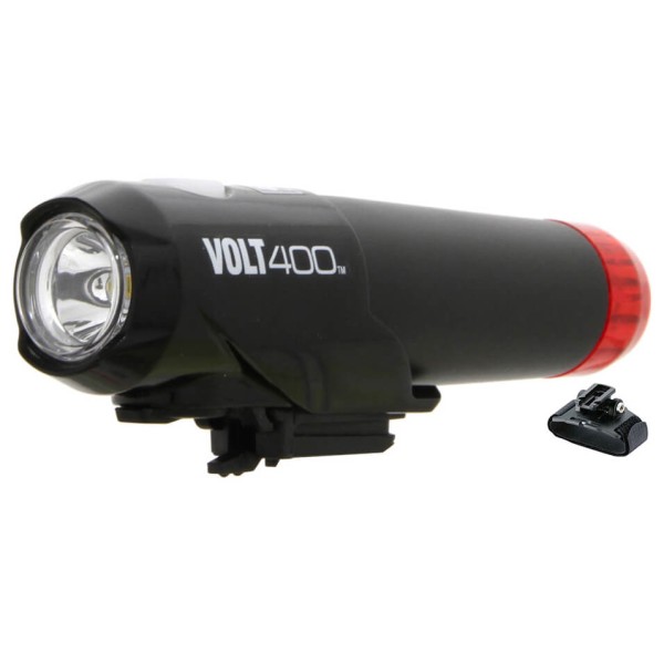 Image of CatEye - Helmlampe Volt 400 Duplex HL-EL462RCH - Helmlampe schwarz/rot bei Bergfreunde.ch - der Outdoor Shop