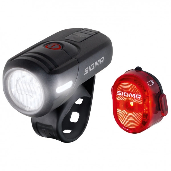 Image of Sigma Sport - Aura 45 USB K-Set - Velolampen-Set schwarz