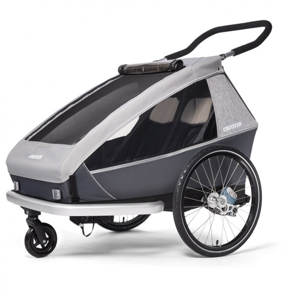 Image of Croozer - Croozer Kid Keeke 2 - Kinderanhänger grau bei Bergfreunde.ch - der Outdoor Shop