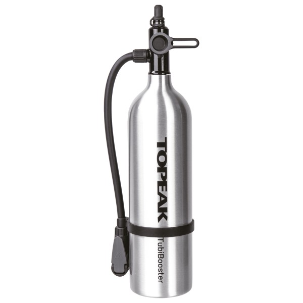 Topeak TubiBooster X Standpumpe (grau/weiß)