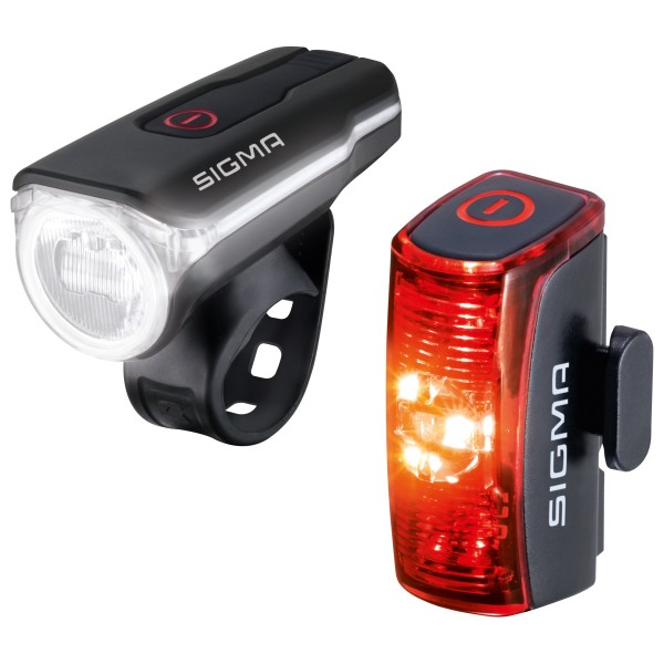 Image of Sigma Sport - Aura 60 Set w/ Infinity - Velolampen-Set schwarz