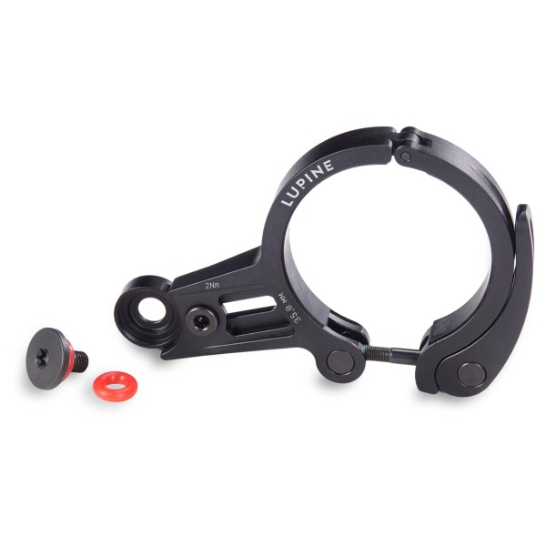 Lupine Flexmount Schnellspanner 35 mm Fahrradbeleuchtung & Zubehör (schwarz)