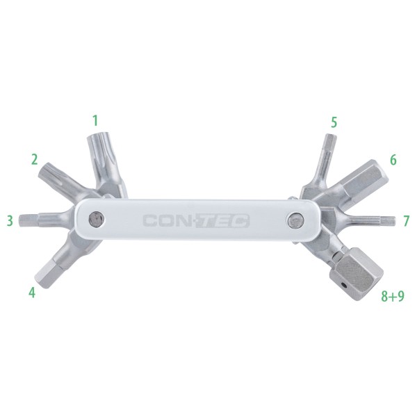 Image of CONTEC - Multifunktionswerkzeug TFR - Buster 9 - Multi-Tool silber