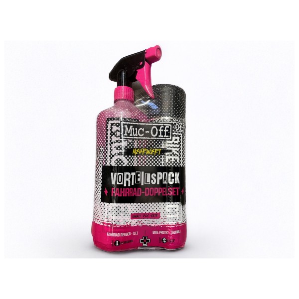 Muc Off - Fahrrad Vorteilspack - Veloreiniger Gr 1000 ml / 500 ml rosa