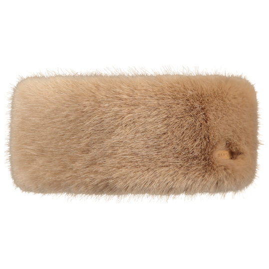 Barts Women's Fur Headband - Hoofdband maat One Size, beige