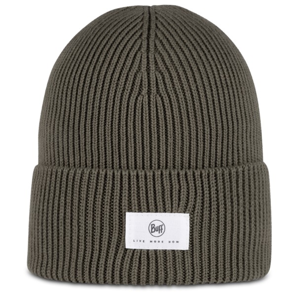Buff Knitted Beanie Drisk Muts Bruin