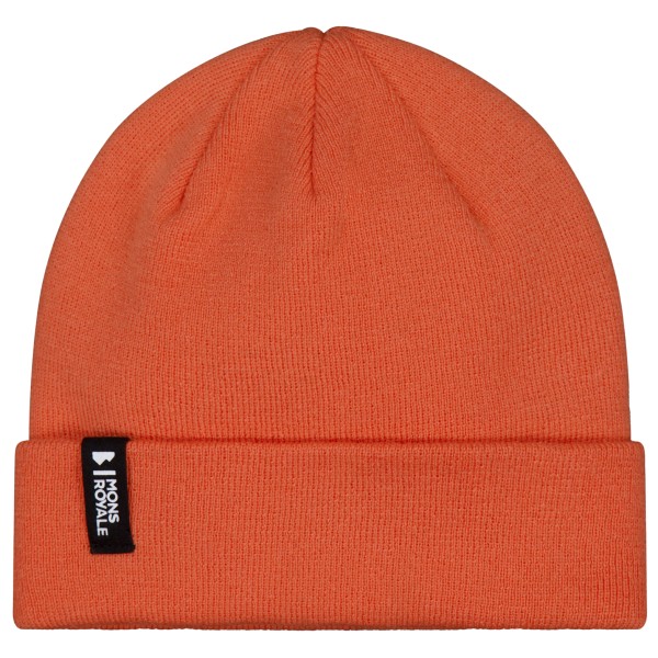 Mons Royale McCloud Merino Beanie Muts Rood