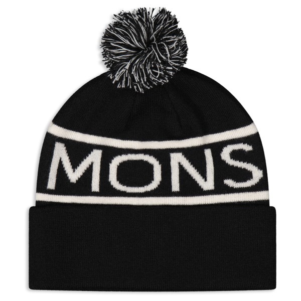 Mons Royale - McCloud Pom Pom Merino Beanie - Mütze Gr One Size lila;schwarz