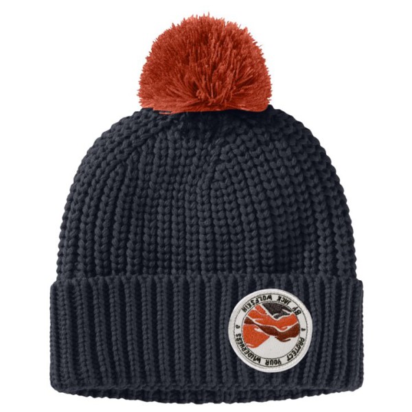 Image of Jack Wolfskin - Kid"s Pompom Badge Beanie - Mütze Gr M;S blau;schwarz'
