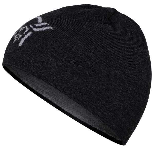 Norrøna /29 Light Merinoull Logo Beanie Muts Zwart