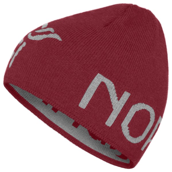 Norrøna /29 Merinoull Logo Beanie Muts Rood