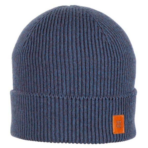 Image of Pure Pure - Kid"s Umschlagmütze Silky - Mütze Gr 47-49 cm;51-53 cm;55-57 cm beige;blau;braun;rosa;rot;schwarz/blau'