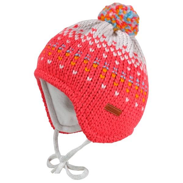 Image of maximo - Baby Girl"s Mütze ausgenäht Gr 45 cm rot'