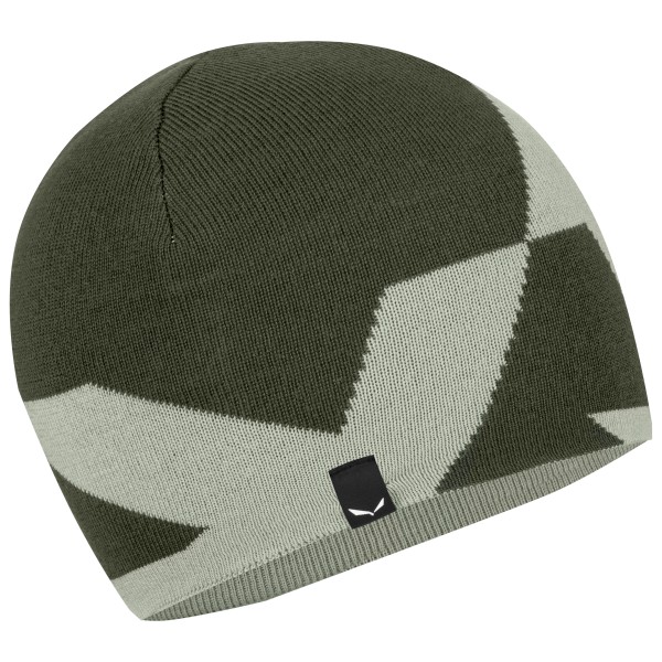 Image of Salewa - Pure Reversible Wool Beanie - Mütze Gr One Size blau;oliv;rot;schwarz