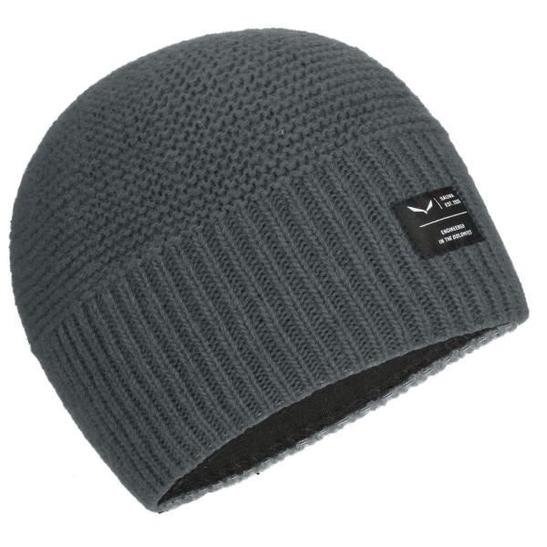 Image of Salewa - Sarner 2 Wool Beanie - Mütze Gr One Size grau;rot;schwarz
