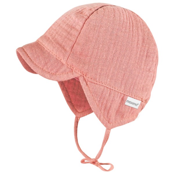 maximo Baby's Schildmütze m. Ohrenschutz Cap Kinder (Größe 37 cm |rosa)